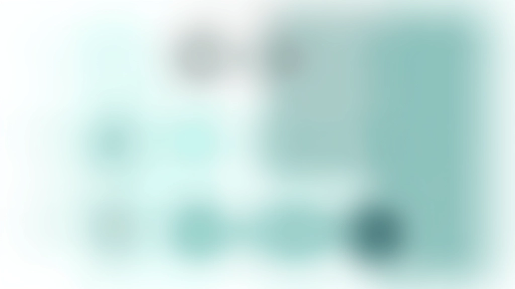 Teal accent color palette with neutral grays and whites showing modern interface design