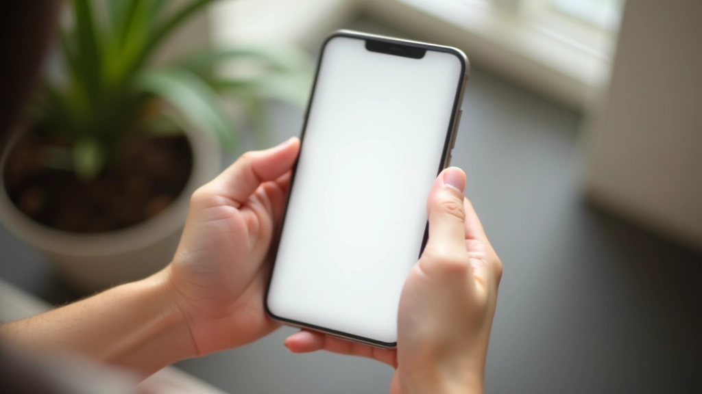 Mobile phone showing hamburger menu icon and expandable navigation options with proper spacing